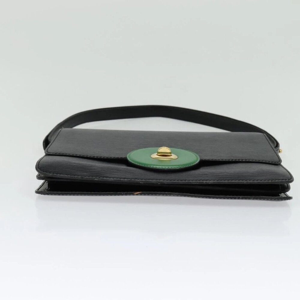 LOUIS VUITTON Epi Free Run Shoulder Bag Green Black M52414 LV Auth - Picture 10 of 16